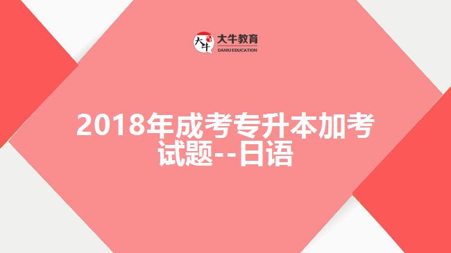 成考加考试题