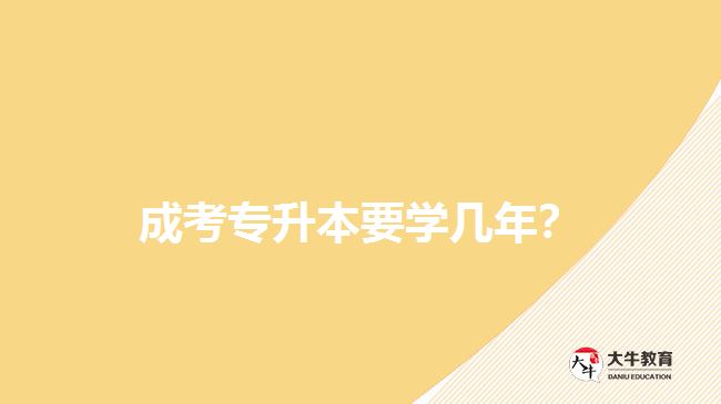 成考专升本