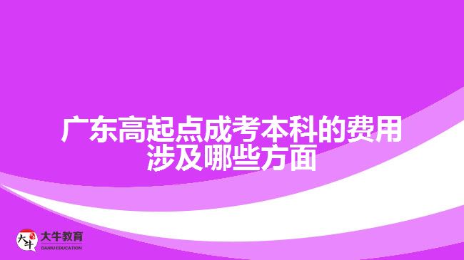 广东高起点成考本科的费用涉及哪些方面