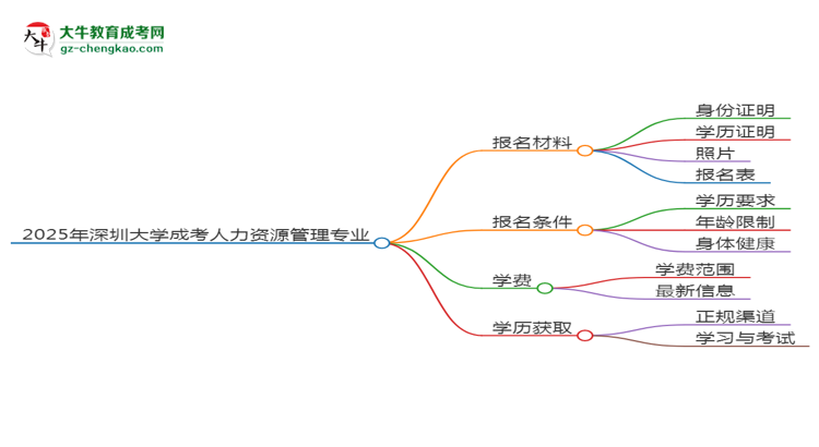 2025年深圳大学成考人力资源管理专业报名材料需要什么？