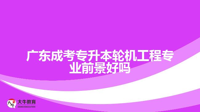 广东成考专升本轮机工程专业前景好吗
