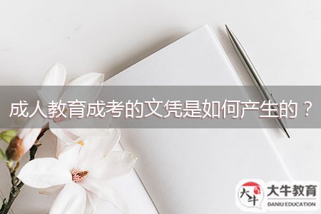 成人教育成考的文凭是如何产生的？