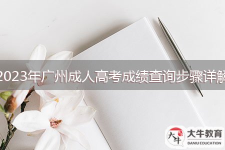 2023年广州成人高考成绩查询步骤详解