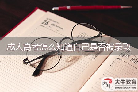 成人高考怎么知道自己是否被录取