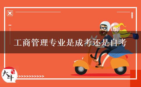 工商管理专业是成考还是自考