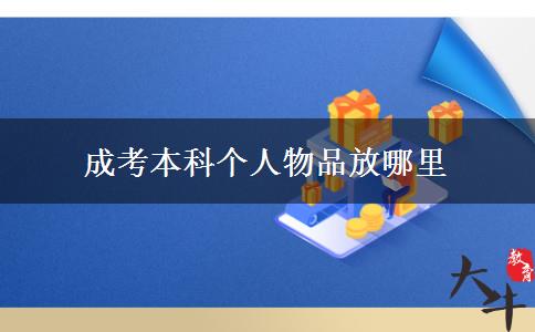 成考本科个人物品放哪里