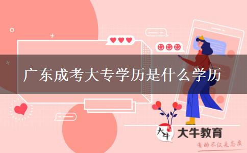 广东成考大专学历是什么学历