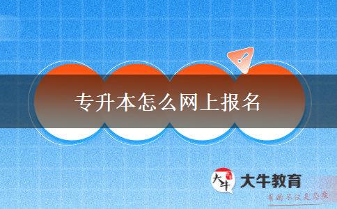 专升本怎么网上报名